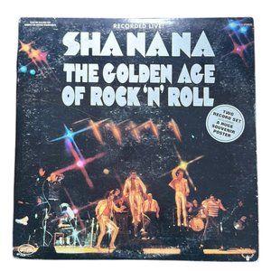 Sha Na Na The Golden Age of Rock 'n' Roll Double LP with Poster 1973